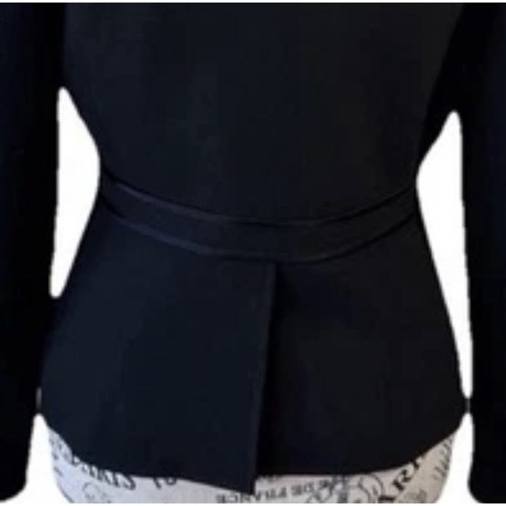 Ann Taylor Black Tailored Peplum Blazer - Picture 6 of 8